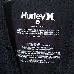 Hurley Shirts - Hurley Striped Sleeves T Shirt Hurley Shirts - Hurley Striped Sleeves T Shirt